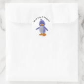 Rond Marcher Comme Un Sticker De Pingouin (Sac)