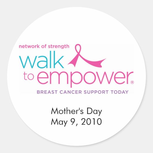 Rond Marcher jusqu'à Empower Sticker (Devant)