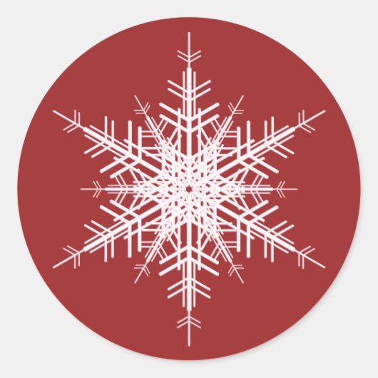 Rond Mariage en Sticker d'hiver (Devant)