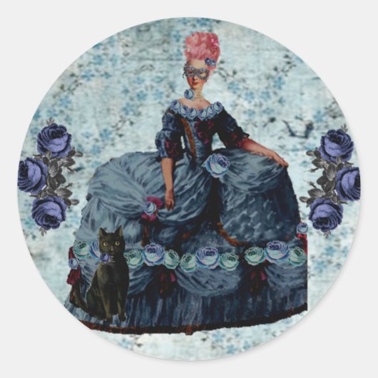 Rond Marie Anotinette et le Sticker du soir enchanté (Devant)
