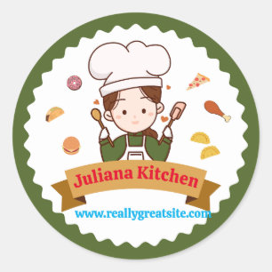 ROND MARQUE PRODUIT DE BAIE STICKER PERSONNALISABLE L