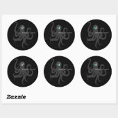Rond Méfiez-vous du Sticker Kraken (Feuille)
