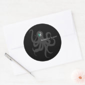 Rond Méfiez-vous du Sticker Kraken (Enveloppe)