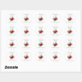 Rond Merci de Bourgogne | Sticker (Feuille)