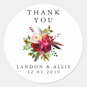 Rond Merci de Bourgogne   Sticker