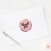 Rond Merci d'entreprise pour votre sticker de commande (Enveloppe)