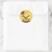 Rond Merci Honey Bee sticker (Sac)