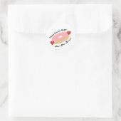 Rond Merci Sticker Pour Commande Donut (Sac)