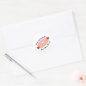 Rond Merci Sticker Pour Commande Donut (Enveloppe)