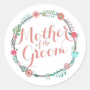 Rond Mère de la chambre Élégante Sticker de mariage
