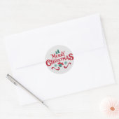ROND MERRY CRISTMAS STICKER (Enveloppe)