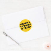 Rond METTRE FIN AU Sticker FED (Enveloppe)