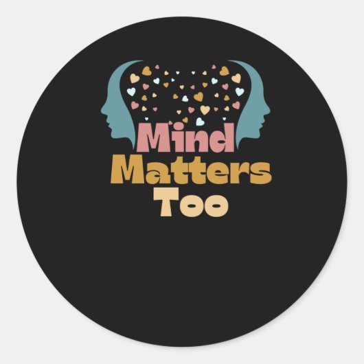 Rond Mind S Trop Sticker (Devant)