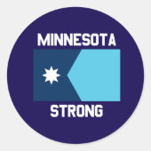 Rond Minnesota Strong Sticker (Devant)