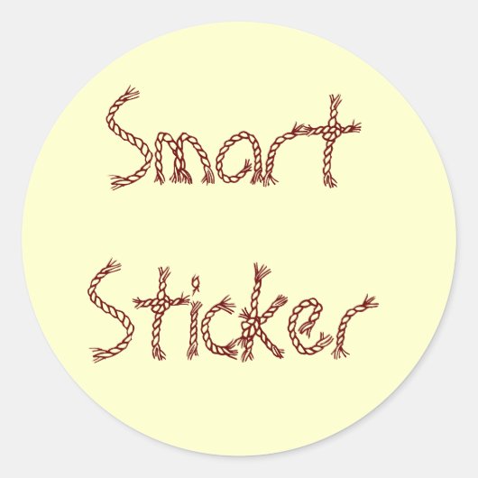 Rond Modèle Smart Sticker (Devant)