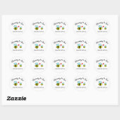 Rond Mommy to Bee - Sticker Cercle (Feuille)