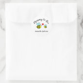 Rond Mommy to Bee - Sticker Cercle (Sac)