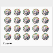 Rond Mon petit noir - Sticker (Feuille)