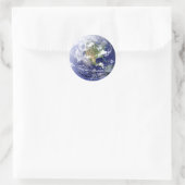 Rond Monde des remerciements - Sticker Cercle (Sac)