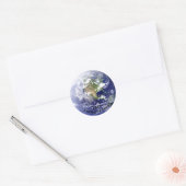 Rond Monde des remerciements - Sticker Cercle (Enveloppe)
