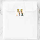 Rond Monogramme - M - Sticker (Sac)