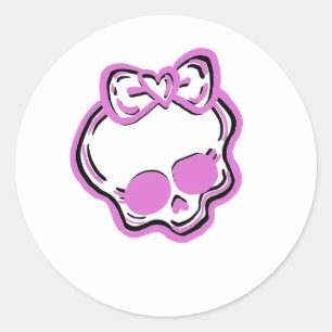 Rond Monster haut Sticker 2 couleurs