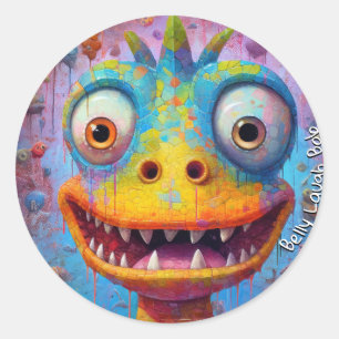 Rond Monster Mayhem : Le ventre riant Bob Sticker