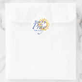 Rond Montez Et Priez Sticker (Sac)