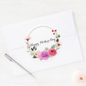 Rond Mothers day Circle sticker (Enveloppe)