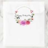 Rond Mothers day Circle sticker (Sac)