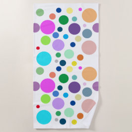 rond motief strandlaken