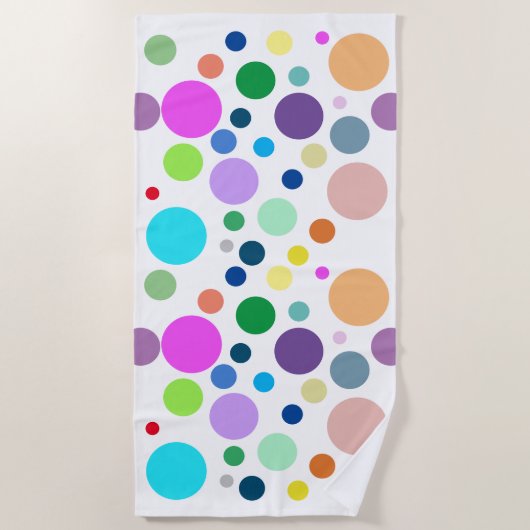 rond motief strandlaken (Voorkant)