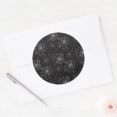 Rond Motif Web Halloween Spider | Sticker (Enveloppe)