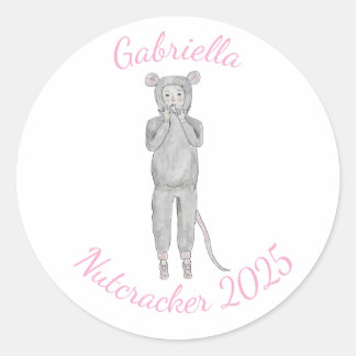 Rond Mouse Nutcracker Sticker