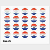 Rond My Election Issue 2022 Classic Round Sticker (Feuille)