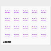Rond My Kindle (ne touche pas !) STICKER (Feuille)