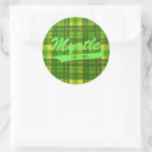 ROND MYRTLE AVE PLAID STICKER (Sac)