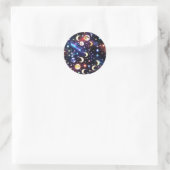 Rond Mystical Moonstone Opal Lunar Sticker Set (Sac)
