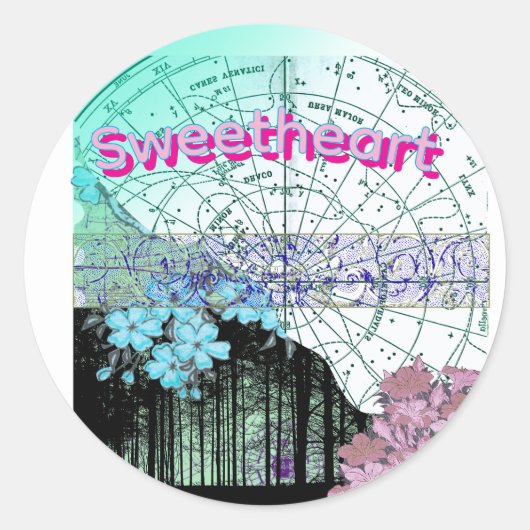 Rond Nautical Sticker (Devant)