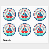 Rond Navires Ahoy ! Sticker B (Feuille)