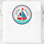 Rond Navires Ahoy ! Sticker B (Sac)