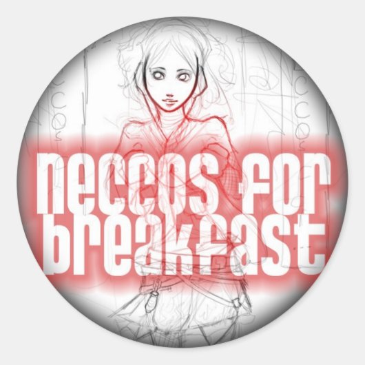 Rond Neccos Pour Sticker Petit-Déjeuner (Devant)