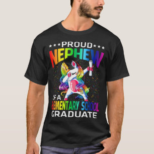 Rond Nephew van een basisschool Afstuderen Unico T-shirt