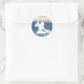 Rond Neptune sur le Sticker de la Mer (Sac)