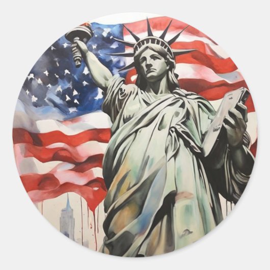 ROND NEW YORK STICKER (Devant)