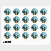 Rond Nez Perce Pony Decal ou Sticker (Feuille)