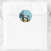Rond Nez Perce Pony Decal ou Sticker (Sac)