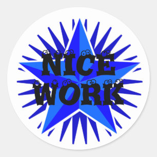 ROND NICE WORK STICKER