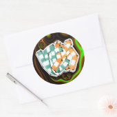 Rond Nick ~ Graffiti Art Sticker 3" (Enveloppe)