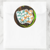 Rond Nick ~ Graffiti Art Sticker 3" (Sac)